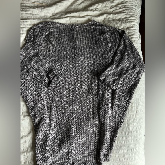 Free People Open Knit Cardigan - One Size - Black and White - Picture 3 of 8